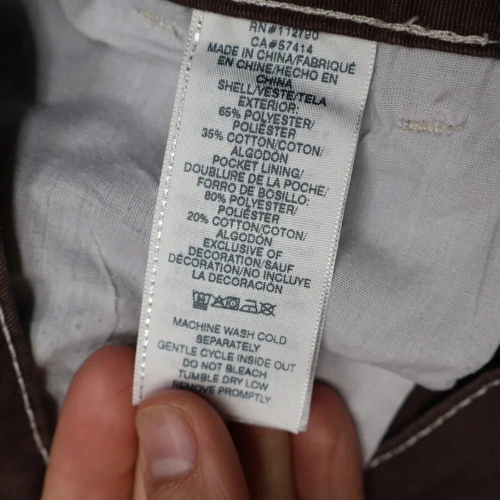 True Religion Shorts‎ Mens 32 Brown Cargo Contrast Stitch Casual Summer 30x14